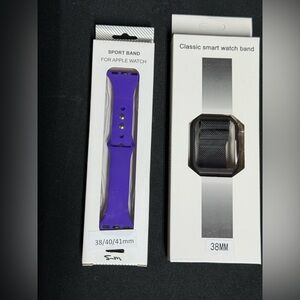 Apple Smartwatch Sport Band - Purple and Black